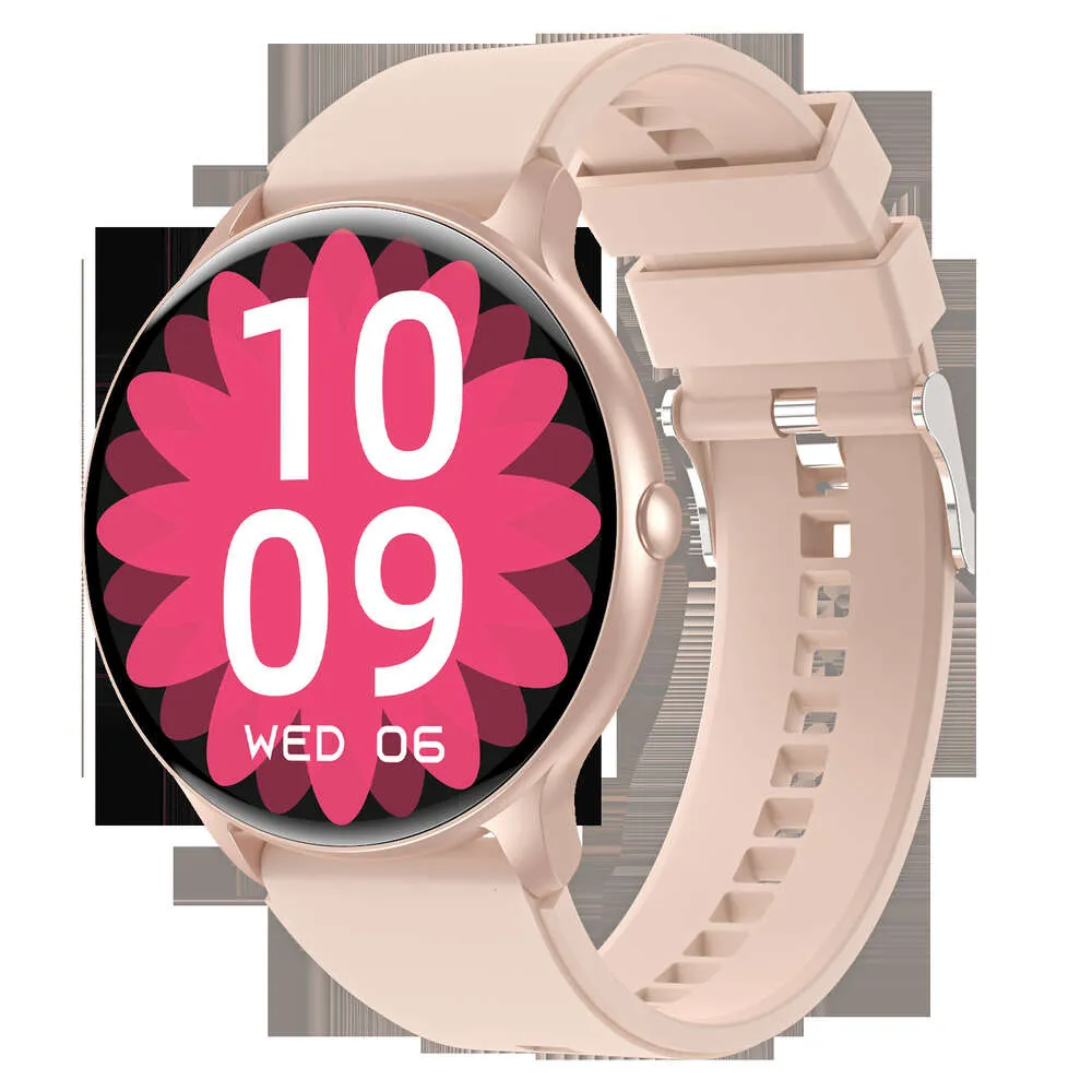Inteligentny zegarek damski pełny ekran dotykowy Bluetooth Call Waterproof Watches Sport Fitness Tracker Smartwatch Lady Reloj Mujer
