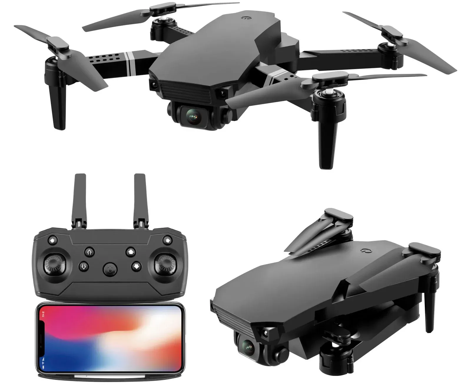 Droni Quadcopter Drone HD 4K Camera UAV Fotografia Aereo Remote Control Remote Control con scatola e batteria