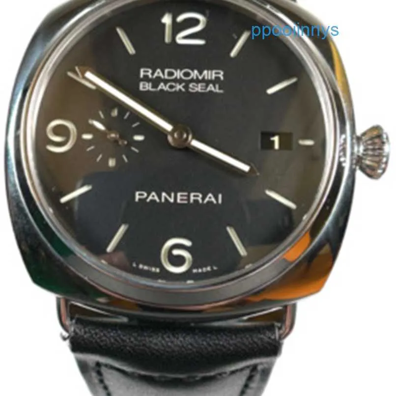 Panerei luxe horloges luminors due serie Zwitsers gemaakt radiomir zwarte zegel pam 388 45 mm automatische zwarte cfac