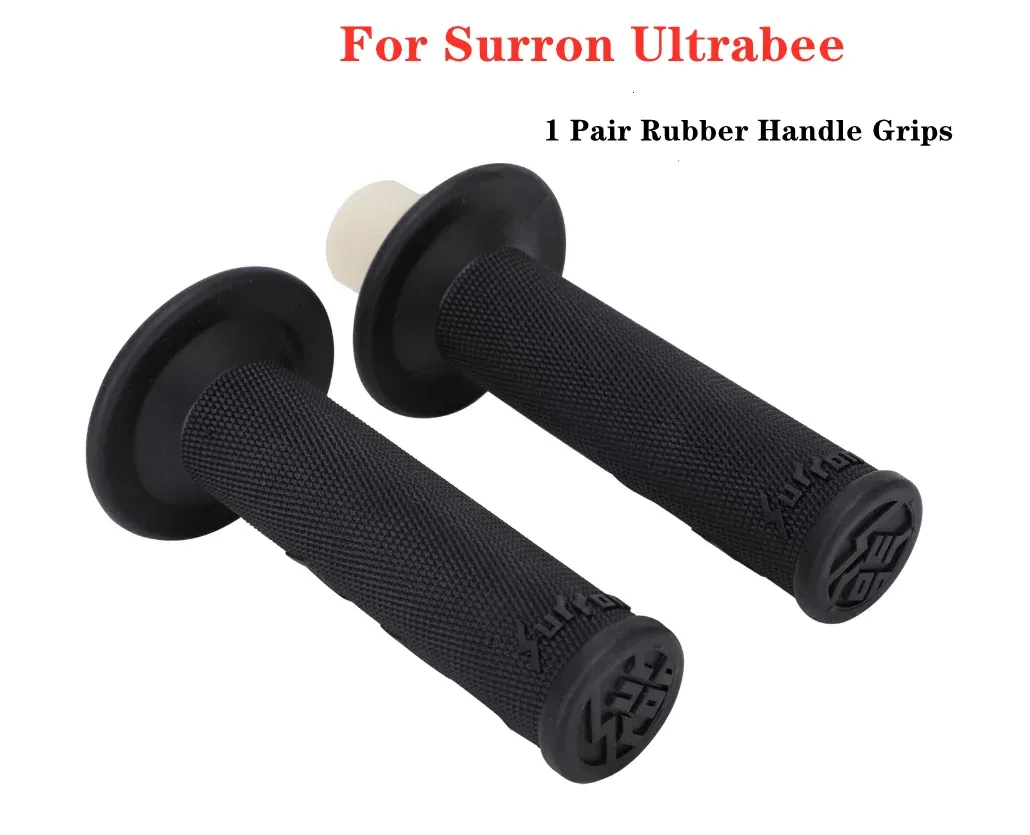 Аксессуары резиновая ручка для ручки для Surron Ultra Bee Ultrabee Electric Crosscountry Bike Surron Glabar Grips Запасная часть замены