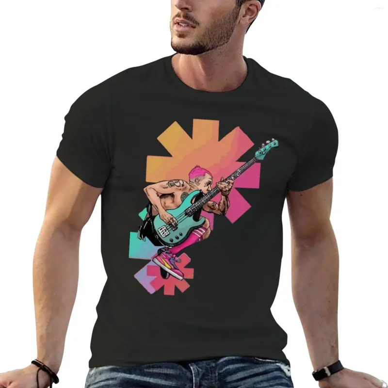 Polos masculins le t-shirt Fleaaa T-shirts lourds graphiques Shirt Funny Plain Big and Tall pour les hommes