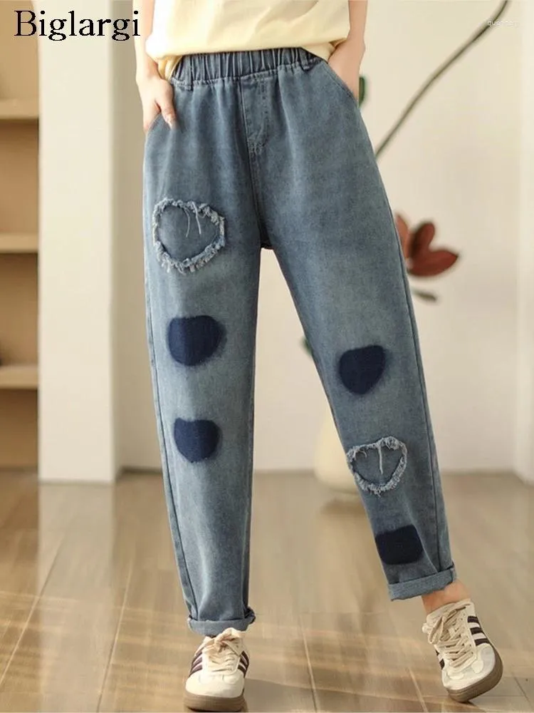 Женские джинсы весна летние брюки женские вышива
