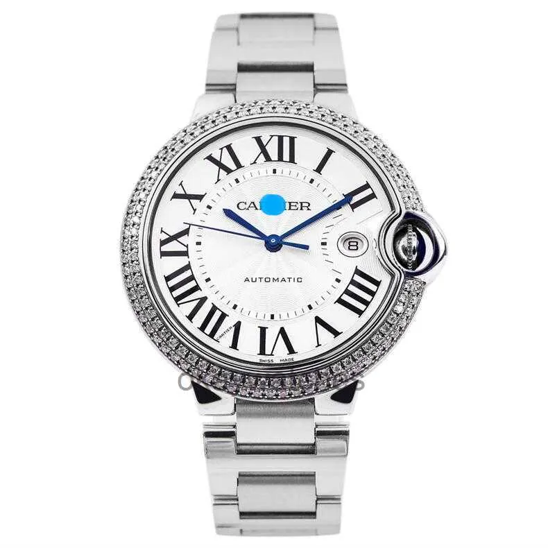 Quadri funzionanti orologi automatici Carter fuori tiro istantaneo classico palloncino blu da 42 mm Diamond meccanico da uomo meccanico