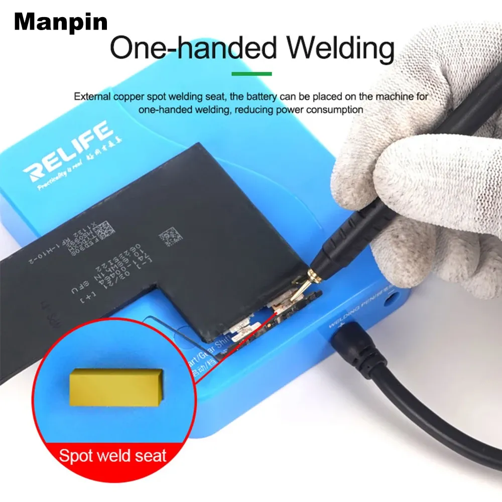 Tools Mini Battery Spot Welding Copper Welder Hine Mobile Phone Screen Repair Tools Easy Operation for Iphone Huawei Xiaomi Samsung