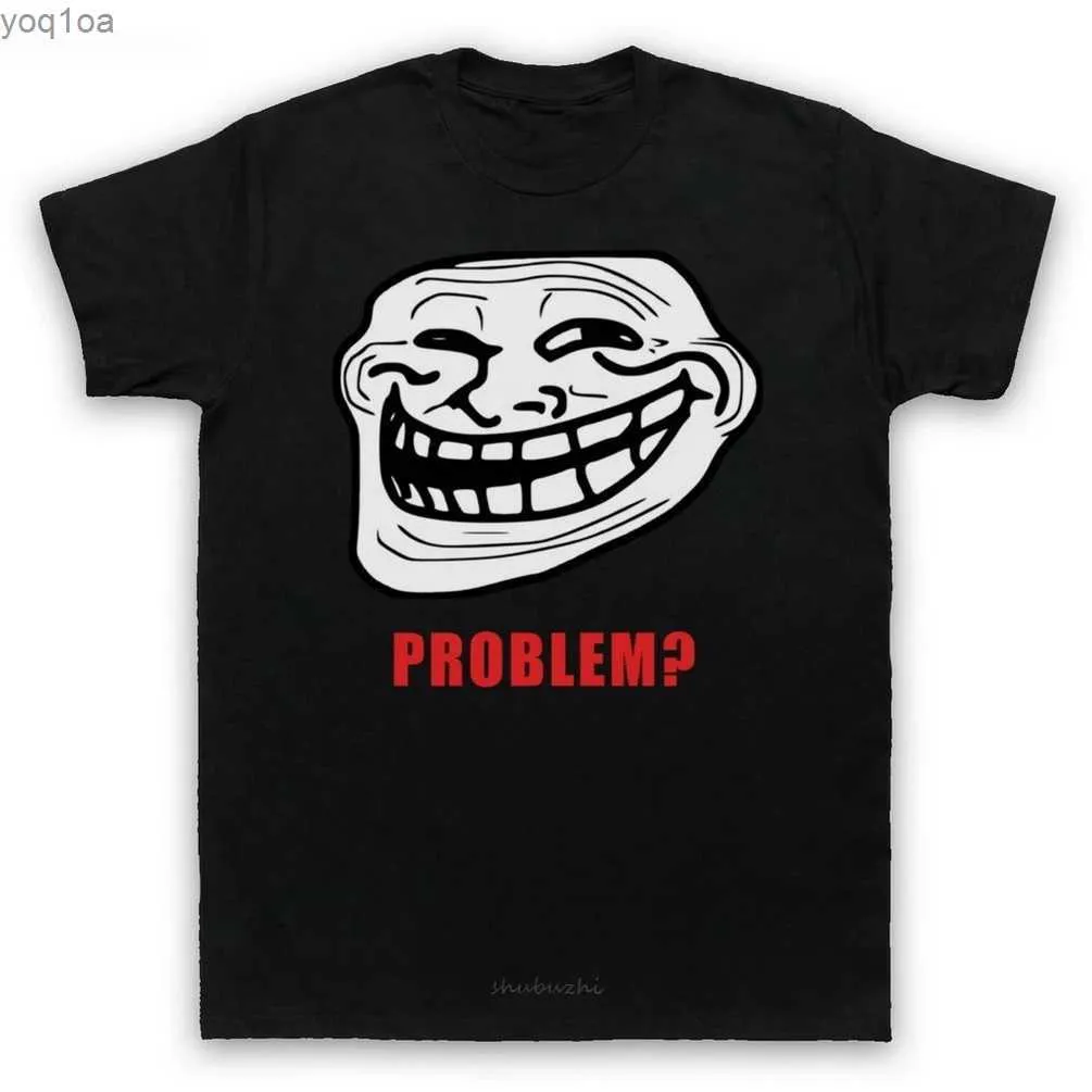 T-shirts masculins Trollface meme rage comic drôle troll blague Internet pour hommes t-shirts pour femmes