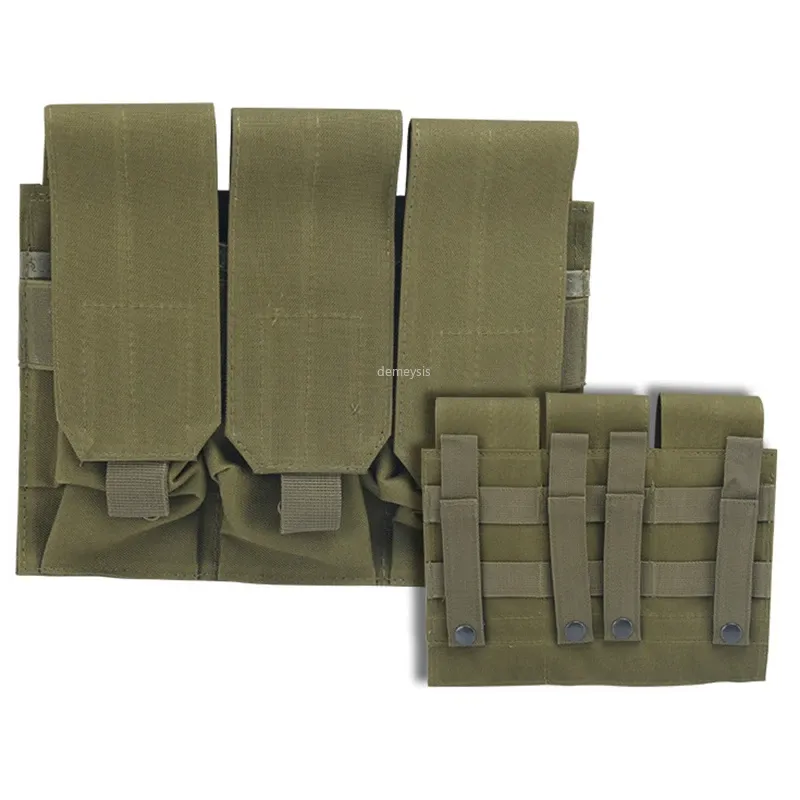 Скуры военный тактический Molle Triple Magazine Couckes Triple Army Shooting Mag Pouch Wargame Пейнтбольный оборудование для M14 AK47