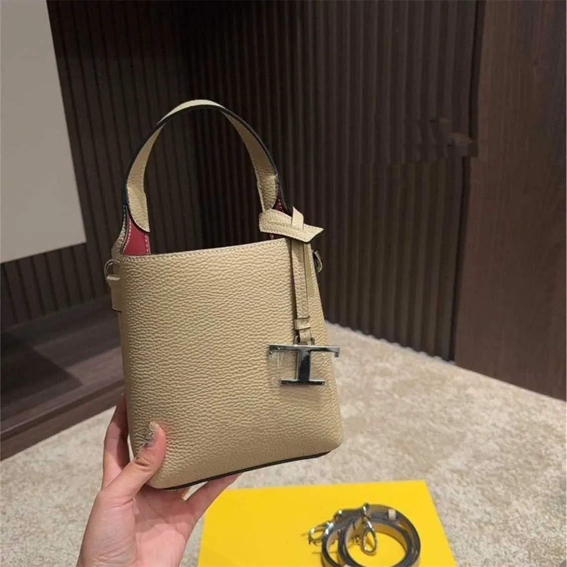 Tote Bag High Definition Autumn/Winter Water emmer Litchi Patroon Handheld hanger Soft Crossbody