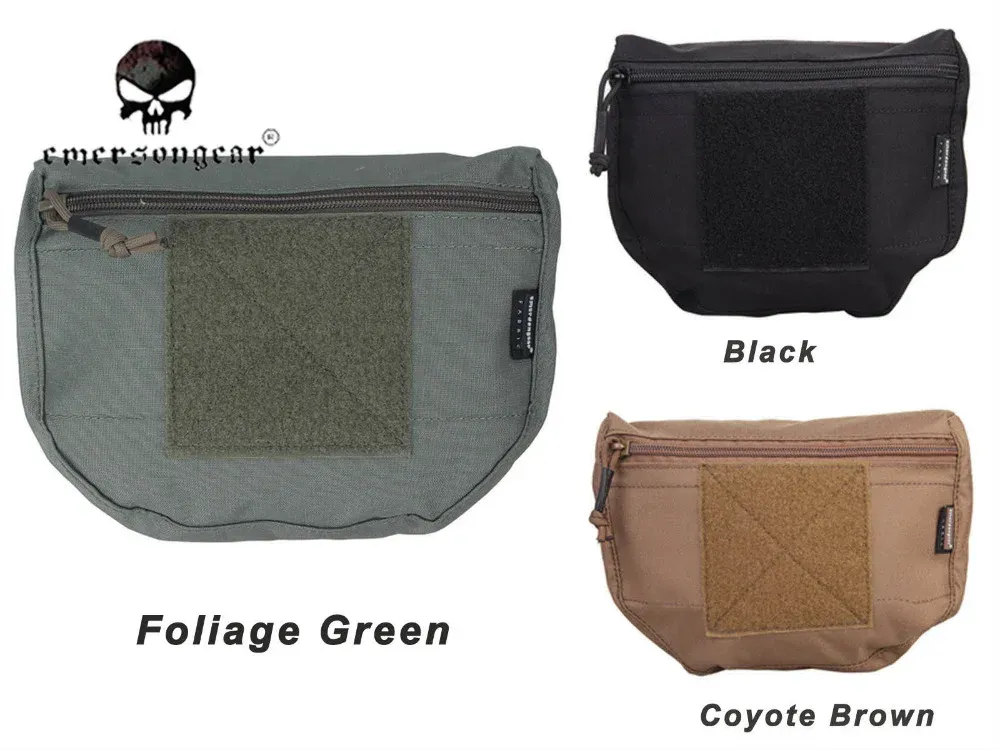 Väskor Emersongear Armor Carrier Drop Pouch för AVS JPC CPC Molle Combat Vest Pouch EM9283