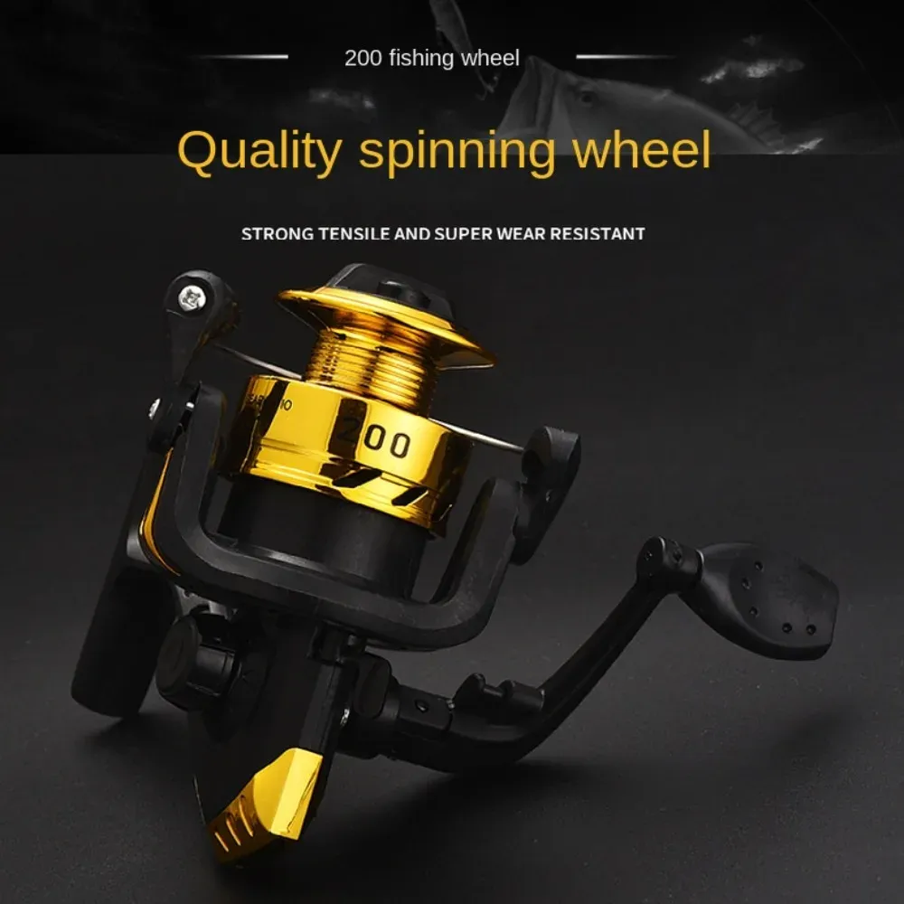 Accessoires Ultralichte visserij Luya Reel Drag Fish Wheels Angling Supplies Serren Ratio 5.2: 1 met 60m vislijn draagbare vissen benodigdheden