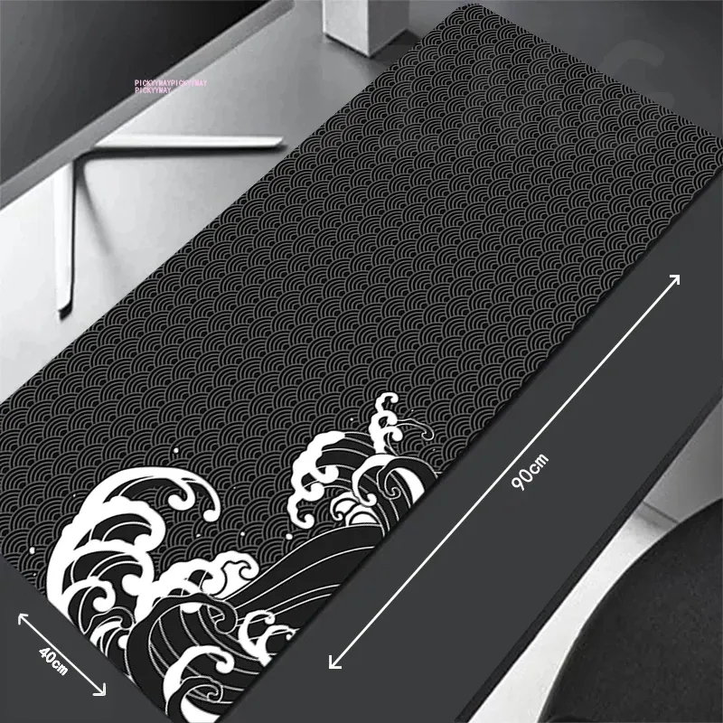 Прокладки Wave Design крупный муспад геймер Mousepads Клавиатура коврик настольный коврик натуральный каучук HD Dest Mats Company Mouse Pad для подарока