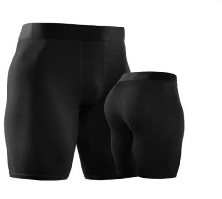 2019 Markenmänner Kompressionshorts Plus Size Unterwäsche Running Shorts Schnell trocknen Fitness Fitnessstudio Kleidung Solid Color Athletic Outdoor2154078