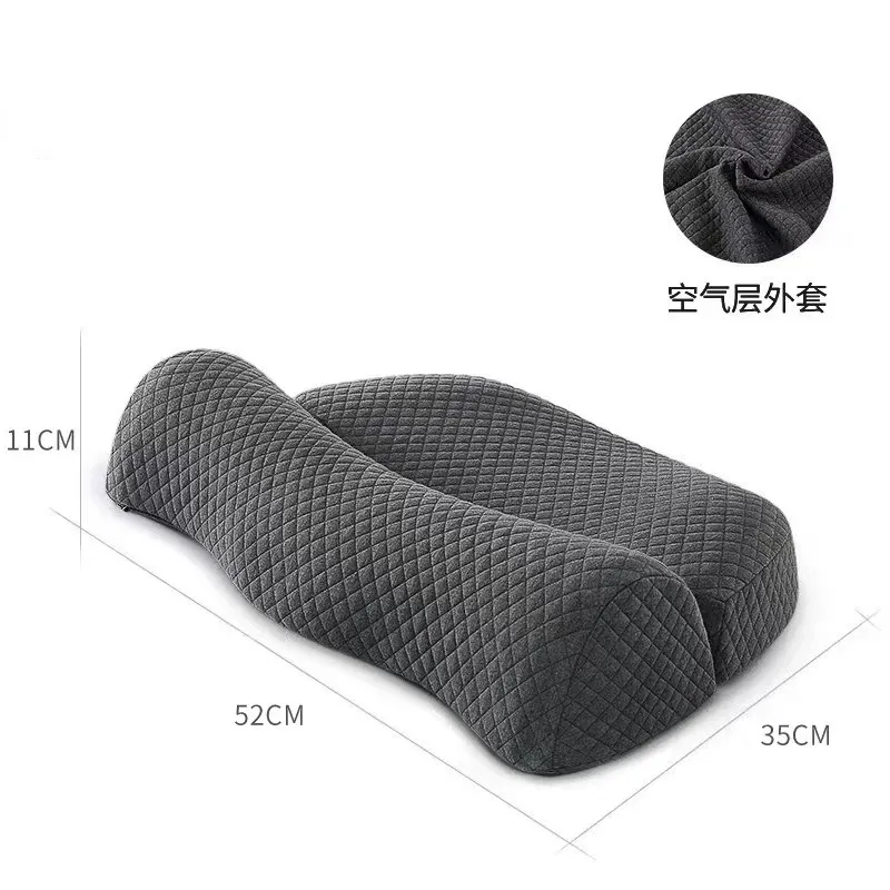 Massager Thailand Natural Latex Orthopedic Massage Pillow Neck Cervical Spine Protected Remedial Big Vertebrae Pillow With 2 Colors