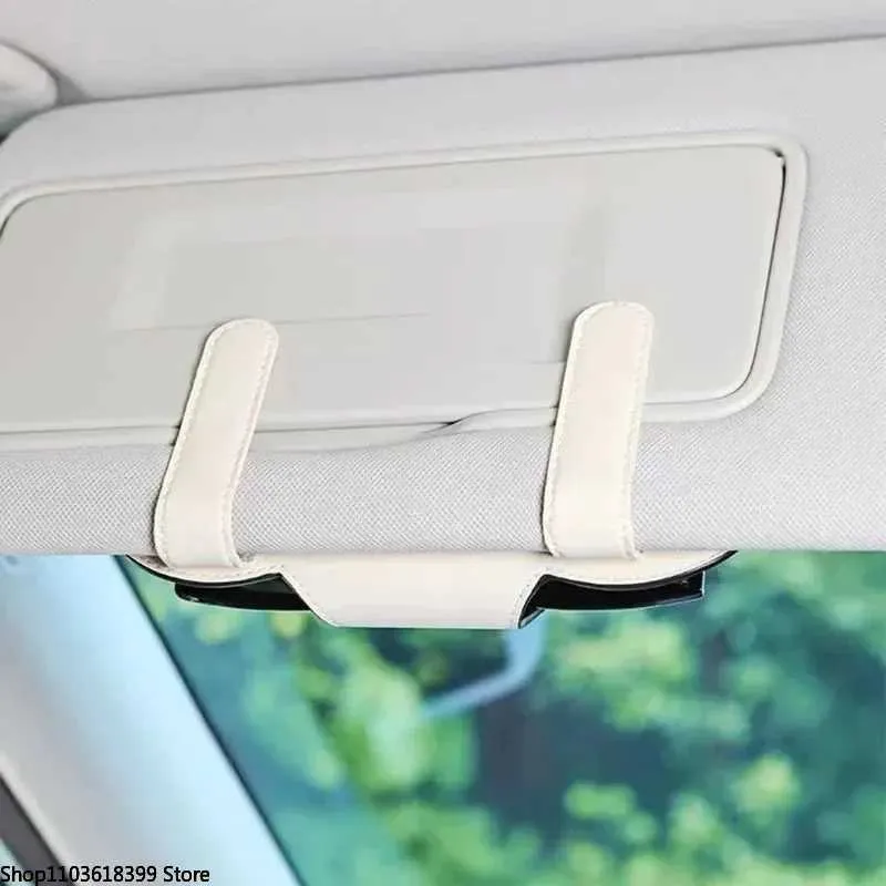 Occhiali da sole Auto Visor Visor in pelle Auto Occhiali da sole OCCOLA AUTO CLIP Accessori auto prestazioni BMW M Potenza E46 E39 E90 E36 E60 X1 240423