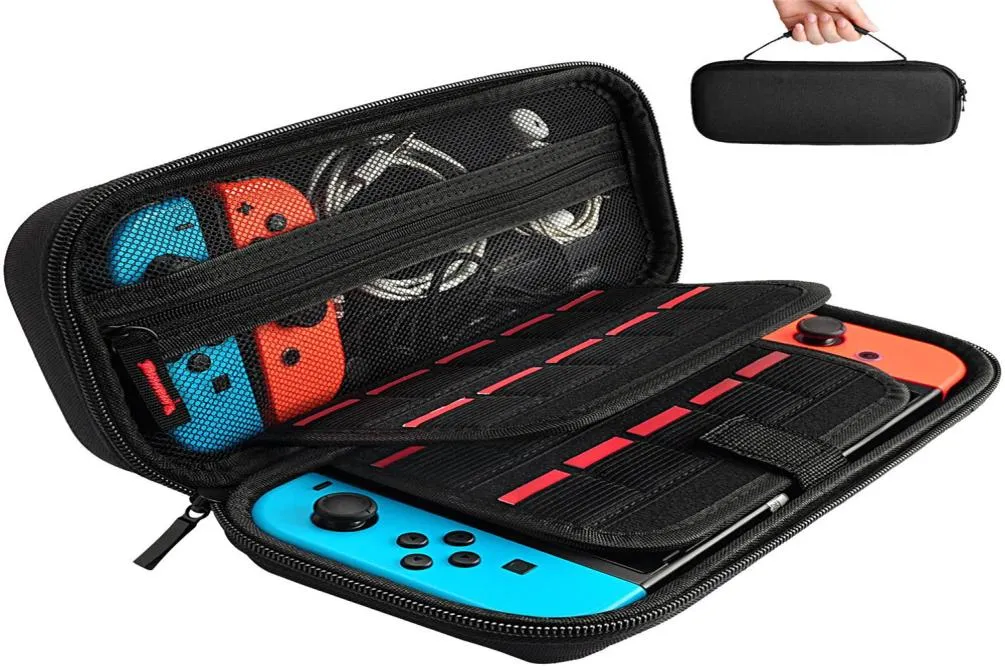 Hestia Goods Switch Carrying Case compatible with Nintendo Switch 20 Game Cartridges Protective Hard Shell Travel Carrying Case 5374773