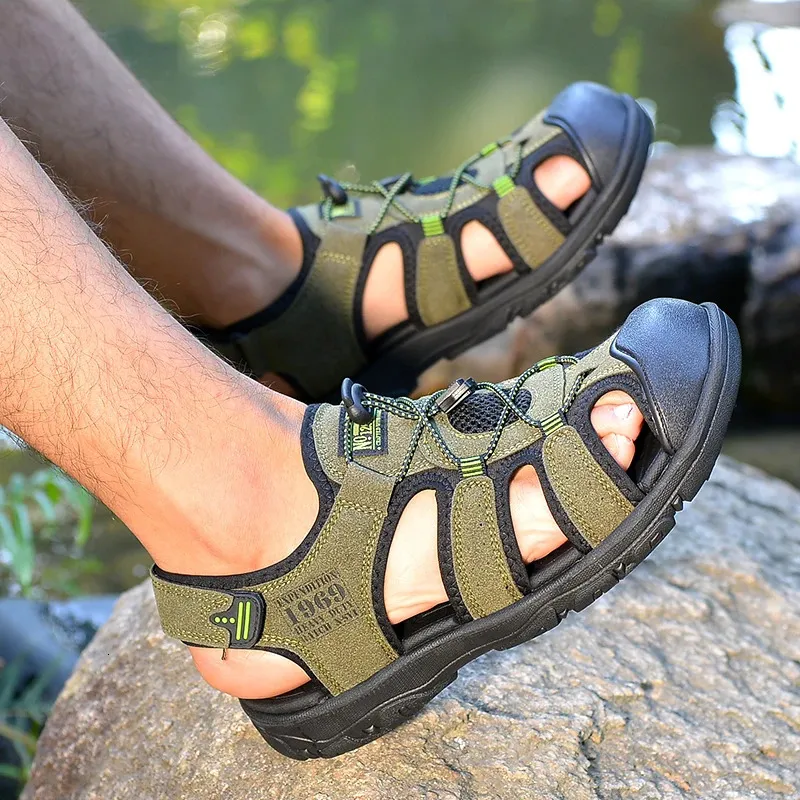 Hommes mode occasionnel wearResistant sandals chaussures de plage d'été eva épais bottom slipon pantoufles adultes 240506
