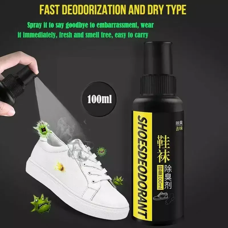 Zorg multifunctionele vlekbeschermers sprays schoenen sokken stinken frifener spray deodorant geur sokken spray schoenen spray verwijder 100 ml