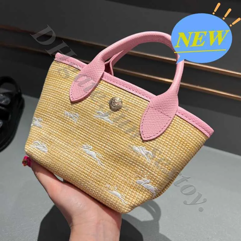 High 2024 Womens Bag Weaving small designer bags for women Handheld One Shoulder designers handbags Crossbody Mini Grass Woven Quality Edition 5YPE