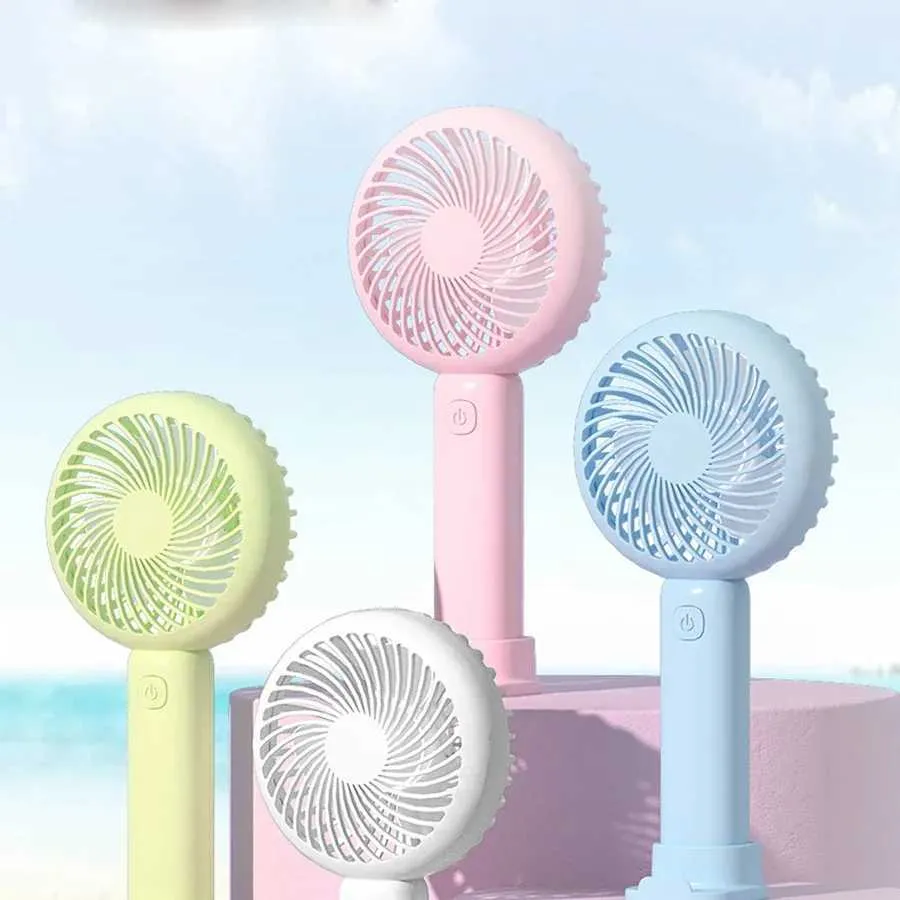 Other Appliances Mini handheld fan mini air conditioner portable air conditioner USB charging fan cooler outdoor travel manual fan J240423