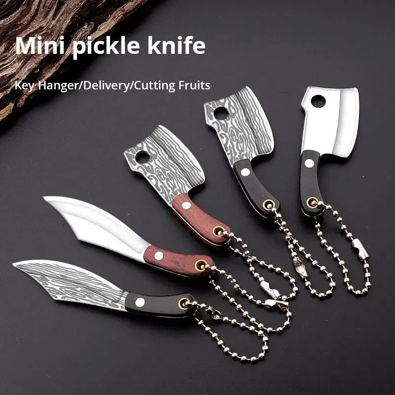 Couteaux 3pcs couteau en acier inoxydable mini couteau à légumes implique le désassemblage de couteau de richesse et la livraison