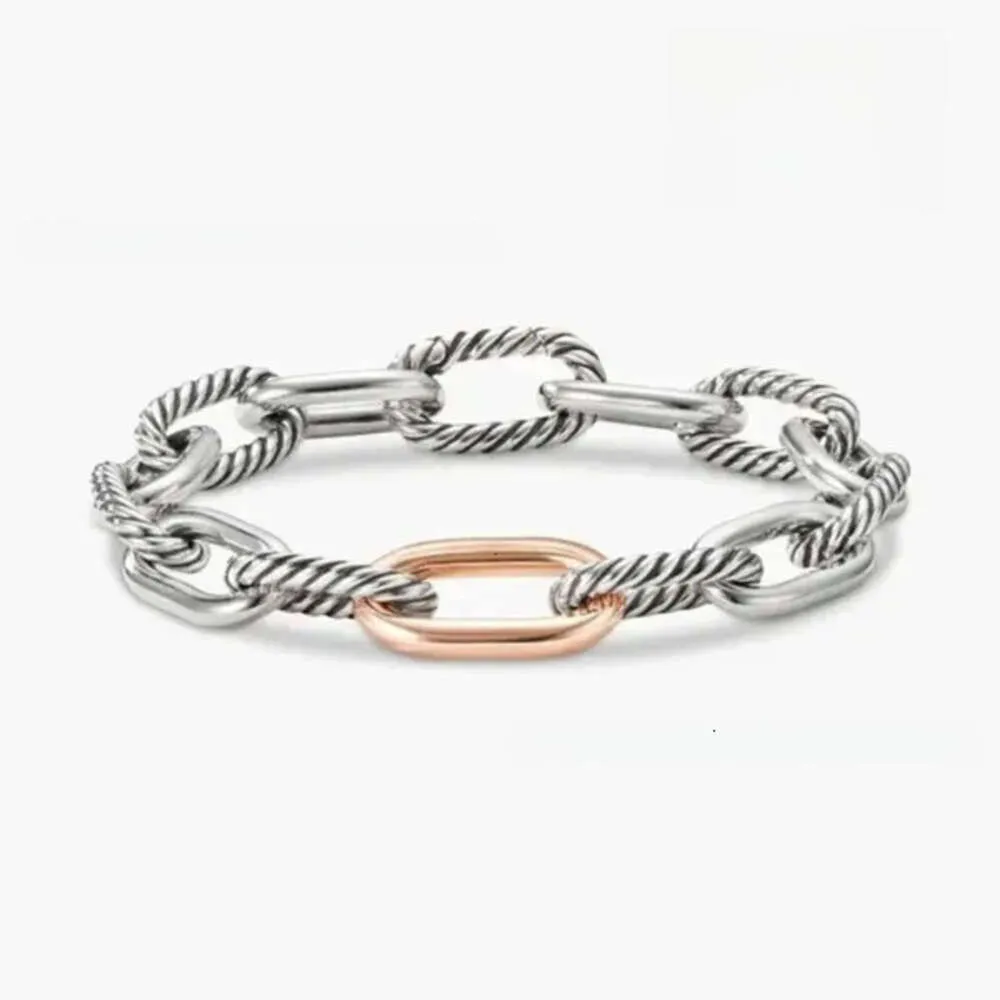 Dy Desginer David Yurma Bracelets Jewelry Braceletシンプルでエレガントな人気のある織物のねじれたロープリングデビッドブレスレット高品質のFashio 6922