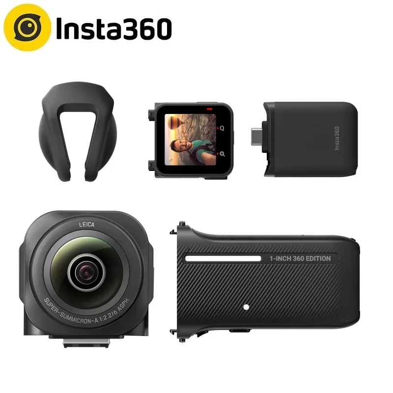 Kameror Insta360 One Rs 1Inch 360 Edition 6K 360 Leica Lens Video Flowstate Stabilization Insta 360 Night Action Camera