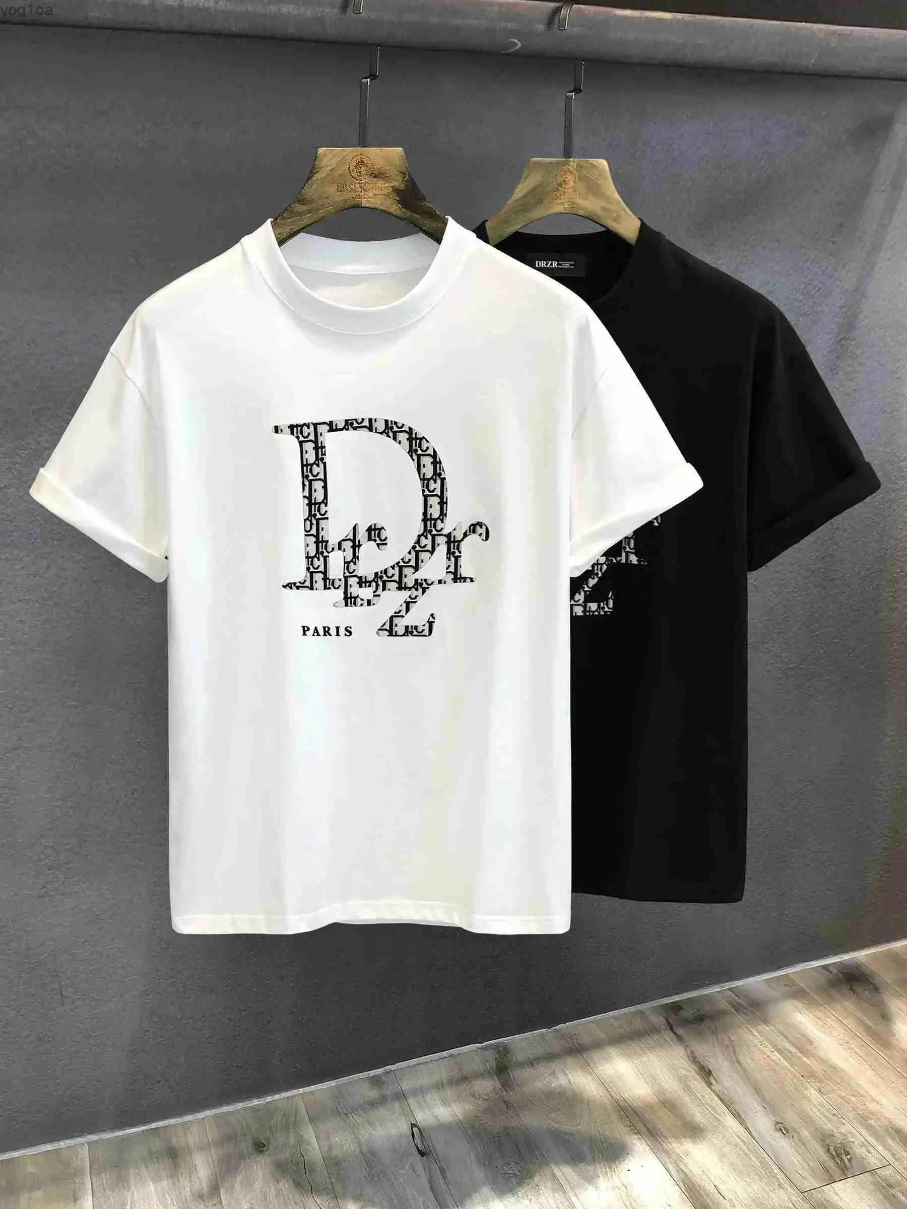 Men's T-Shirts New Summer Hot Sales Casual T-shirts for Men Cotton O-Neck Letter Print Tops Tees Women Short Sleeve Mens Clothing S-4XLL2404