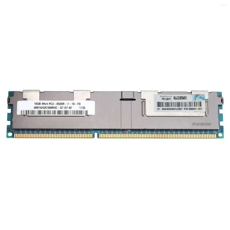 Zdalne sterowniki 16 GB PC3-8500R DDR3 1066MHz CL7 240pin ECC Reg pamięć RAM 1.5V 4RX4 RDIMM dla stacji roboczej serwera