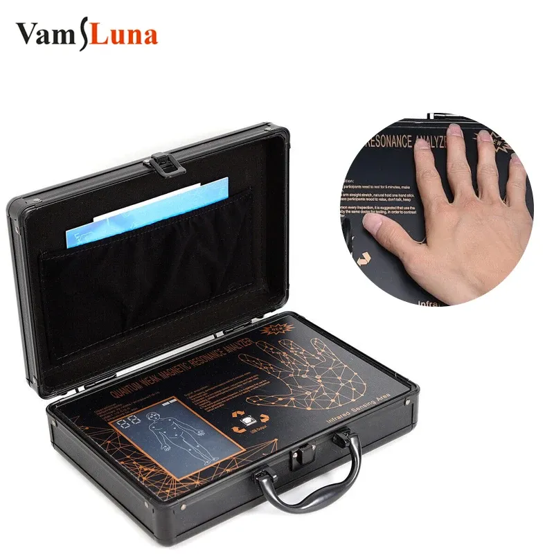 Maskin Professional Quantum Analyzer Machine Magnetic Resonance Analyzer Palm Touch Body and Skin Analys Scanner Health Detector Tool