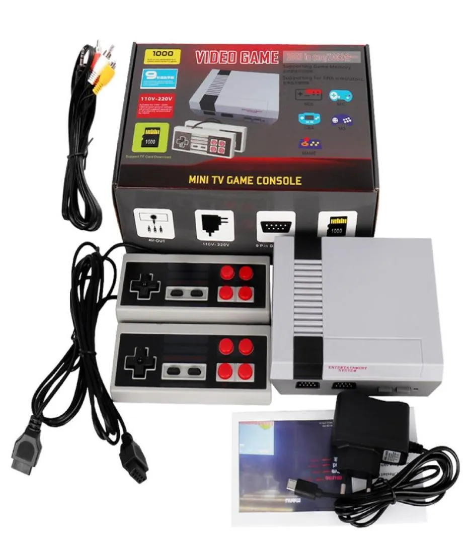 Host Nostalgic HDTV 1080p Out TV 1000 Game Console Video giochi portatili per i giochi NES SFC Console per bambini Gaming Family Gaming7036853