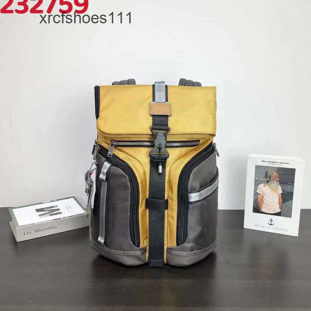 رجال الأعمال البالستية رجال Tummii Bag Designer Computer Travel Conguting Backpack Back Pack 232759 Nylon Mens مقاومة للماء 1 Tummii G1ym