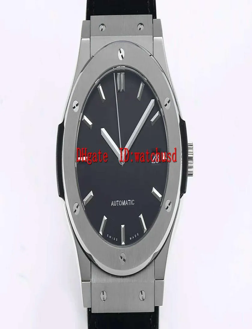 WW Factory 45mm Titanium Mens Orologio da polso a zaffiro Crystal impermeabile Orologi di lusso Data Visualizza trasparente meccanico automatico 3896010