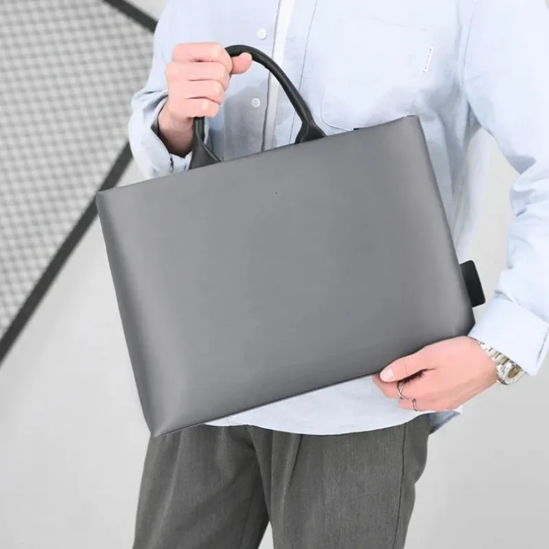 Основная простота портфели на молнии сумки в продаже высококачественная твердое водоснабжение Business Business Sudbag 240418