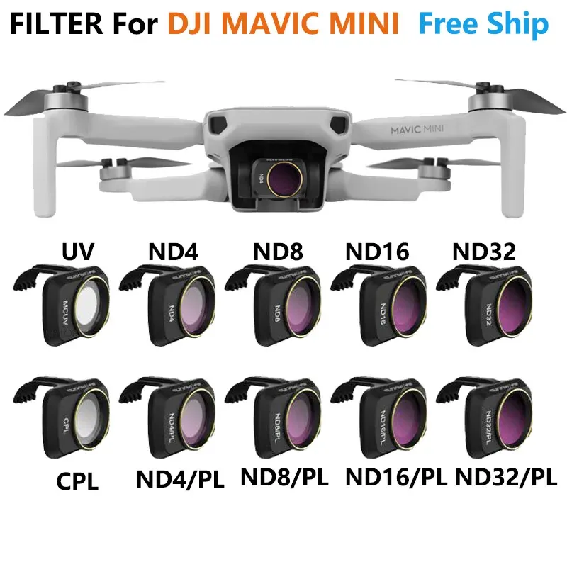 Drony dla DJI Mini Mini 2 Camera Filtr soczewki MCUV ND4 ND8 ND16 ND32 CPL ND/PL Zestaw filtrów DJI Mini SE Akcesoria drone