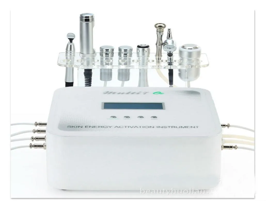 7 I 1 mesoterapimaskin med multifunktion RF Microdermabrasion Oxygens Spray Gun For Skin Rejuvenation DHL 3756669