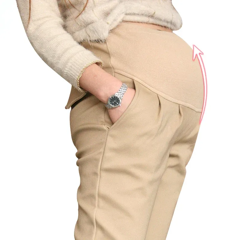 Travesseiros calças grávidas de algodão roupas de maternidade para mulheres grávidas calça gravidez calça gestante pantalones embarazada roupas