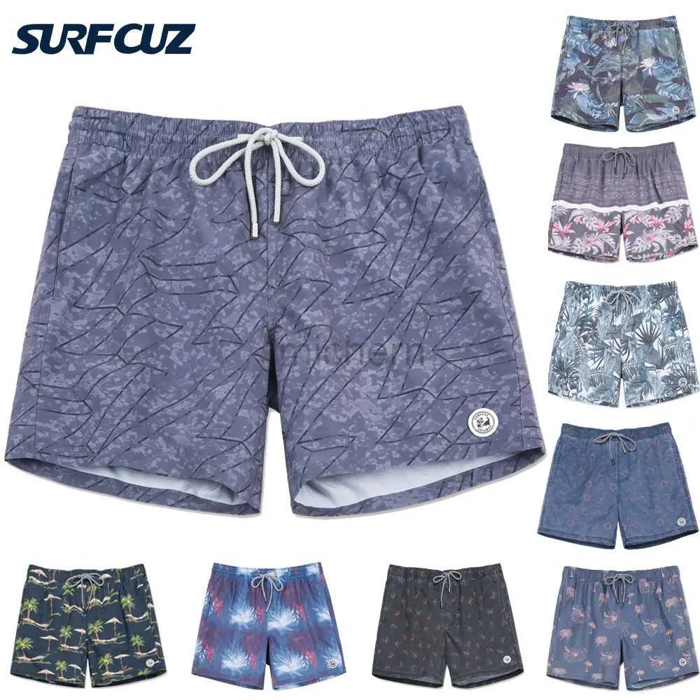 Sumpi da bagno maschile surfcuz maschi vintage pantaloncini da bagno lavati da bagno corto con fodera a maglia da bagno surf per le vacanze nuoto tronchi D240424