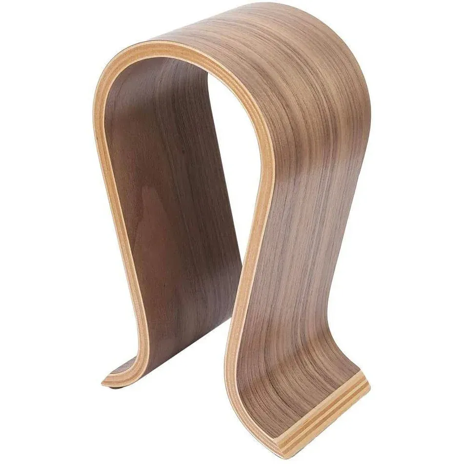 Écouteurs U Forme du casque de casque, casque en bois Hangle de casque de casque de support de support de support de casque, pour presque tous les écouteurs ONEAR