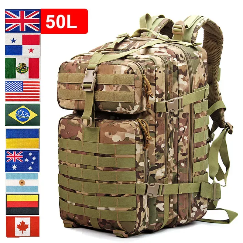 Sacs 30L / 50L Travel Sac à dos pour hommes de randonnée sac à dos de pavage pour hommes pour hommes de randonnée de randonnée