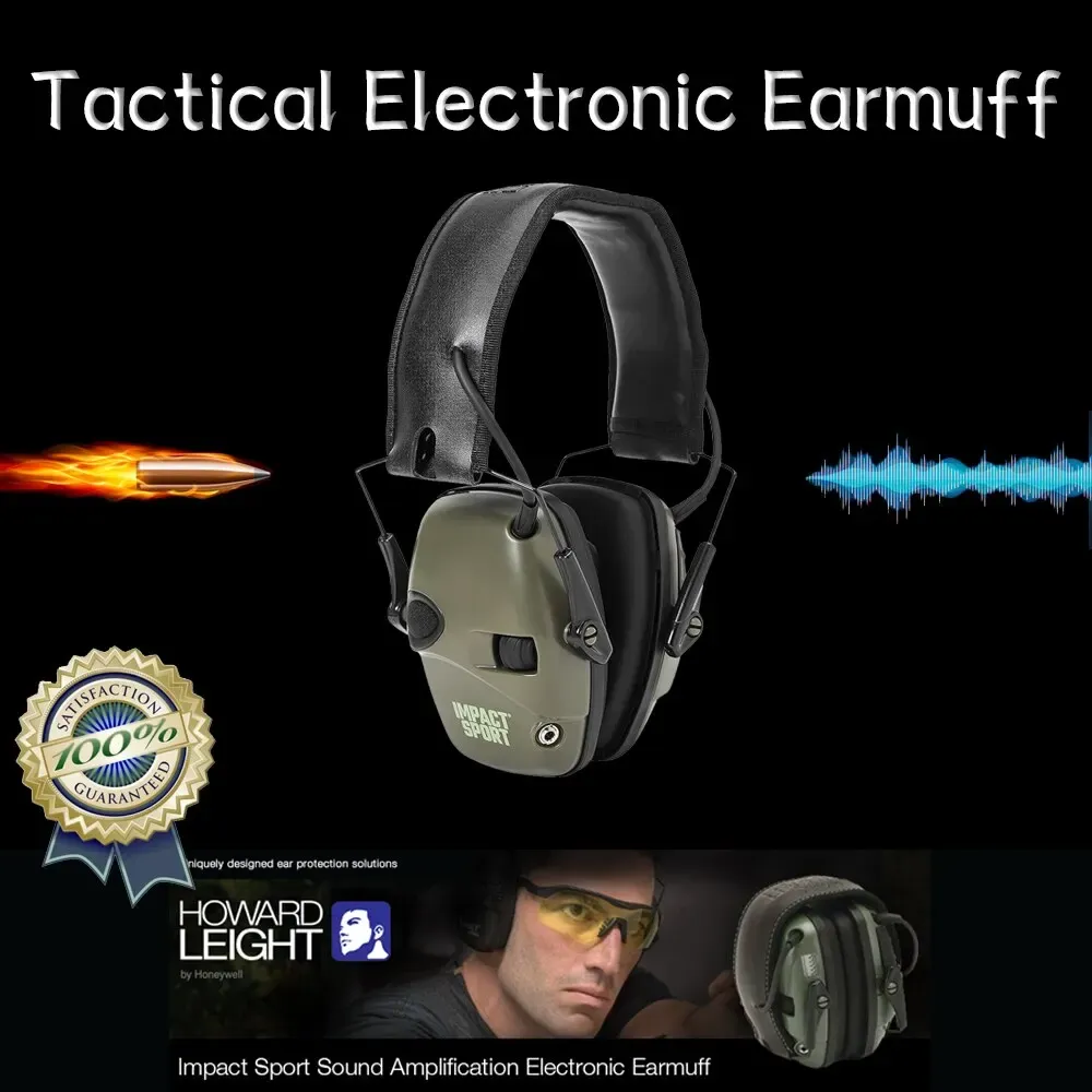 Protector Electronic Shoot Earborcums Tactical Impact Audio Afferido Protezione Ore Ore Orello Muff Outdoor Sports 1pc