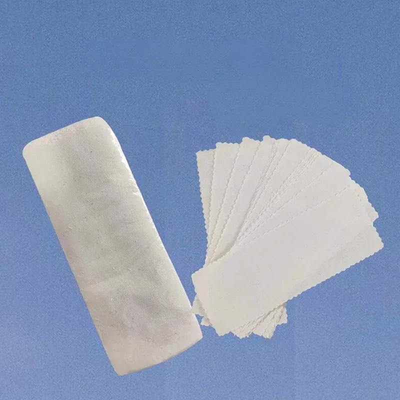Waxing Wax Paper with Clean Cotton Towel Gentle Hair Removal Beeswax Cream Tearing Wax Strip Paper Leg Armpit Body Facial Hair