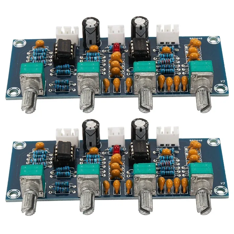 Amplificateur 2x NE5532 Tone Board Préampli Préampli avec Treble Bass Volume Réglage du préamplificateur Contrôleur de tonalité pour la carte d'amplificateur