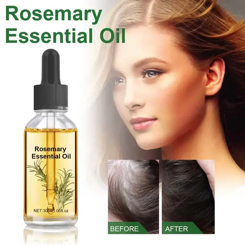 Opieka na włosy Rosemary Olej Naturalne włosy Wzmocnienie włosów Wzmocnienie oleju Olej olej Zwiększone organiczne olejki rozmarynowe Serum do włosów