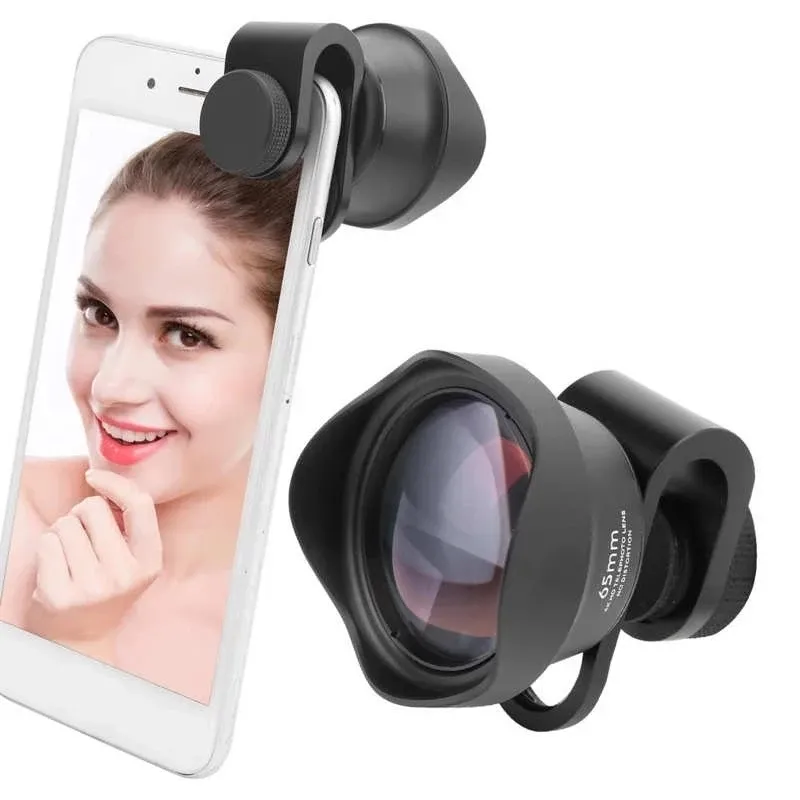iPhone用の65mmの望遠レンズスーパーマクロ電話カメラレンズ用iPhone 12 Pro Max Samsung S10 Plus Huawei Sony
