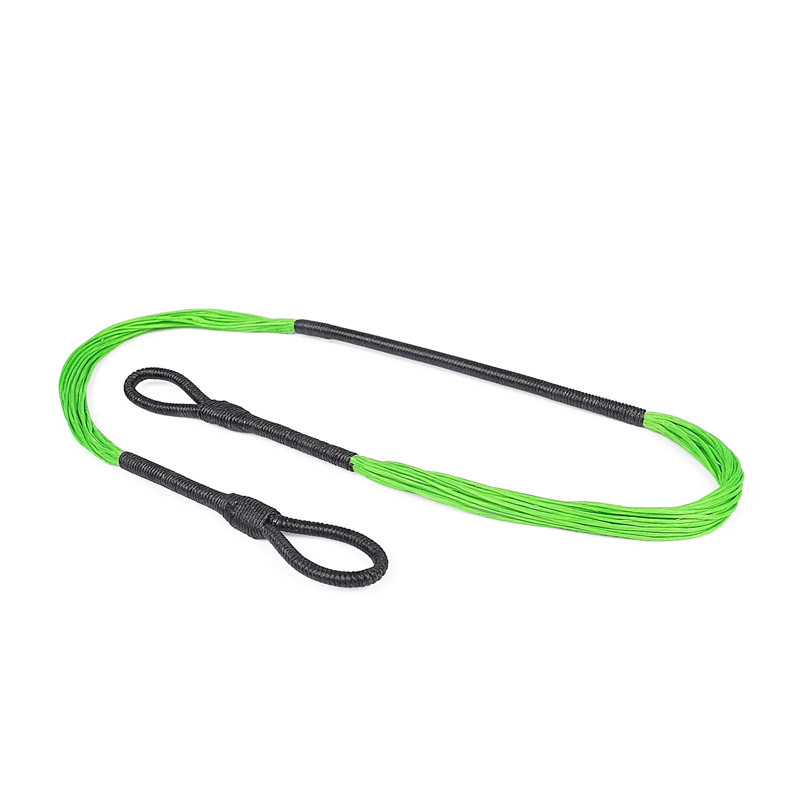 Rzutki 445 mm łucznictwo sznur kusza zielony/ czerwony 0,025 "1600D na sznurki łuku łucznicze łuku