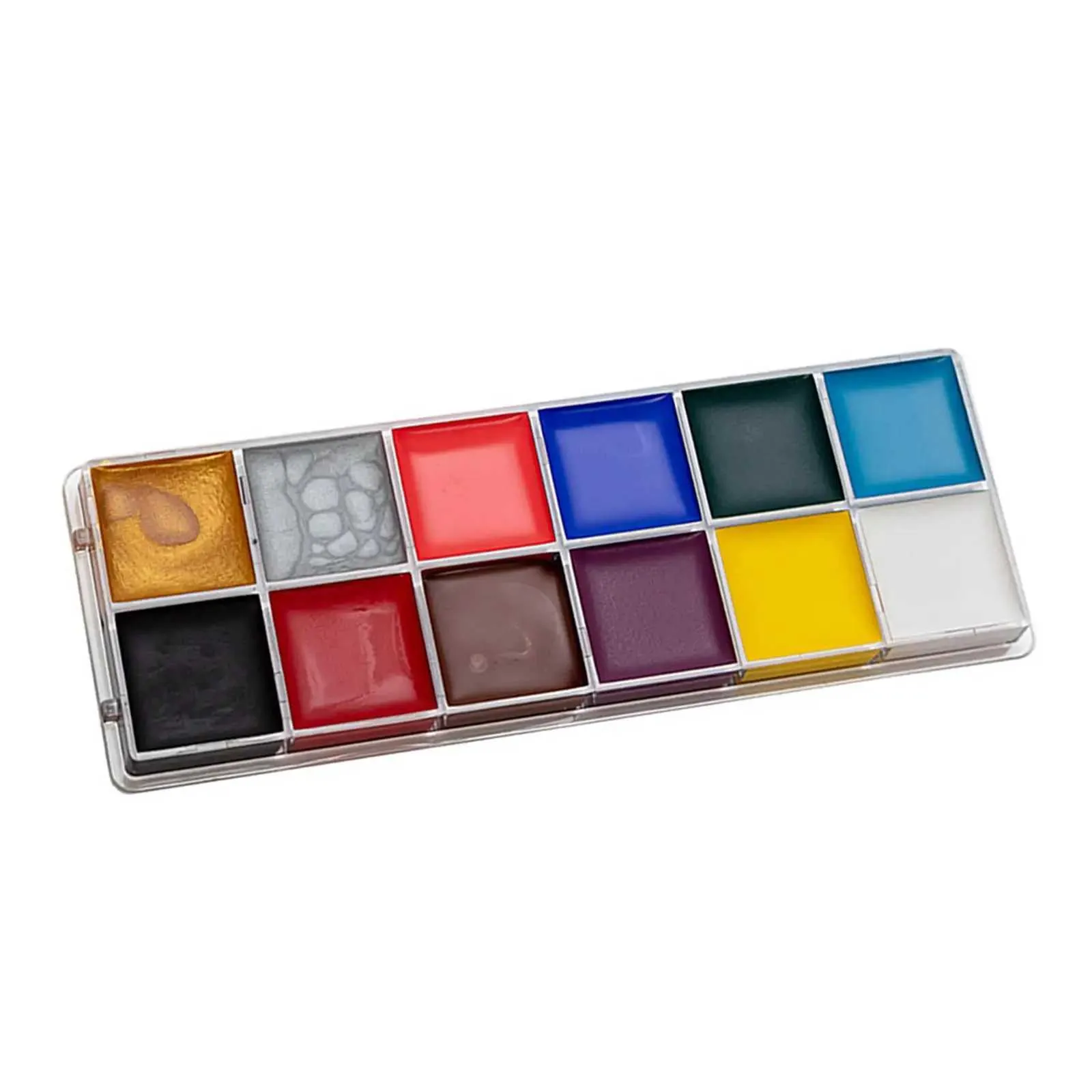 Face Body Paint Painting Palette Cosmetic Paint Palette Face Paint Pigment for Halloween Makeup Christmas Fancy Dress