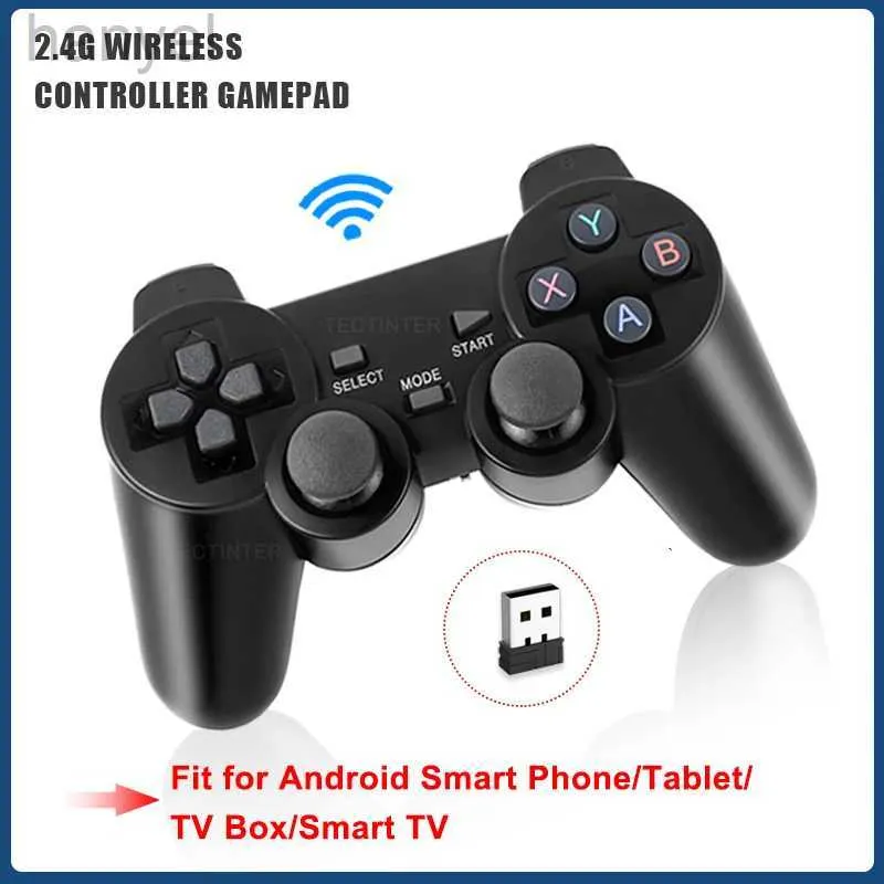 Contrôleurs de jeu joysticks 2.4g Gamepad sans fil pour boîte / téléphone Android PC Joystick pour Super Console X Pro Game Controller pour les accessoires D240424