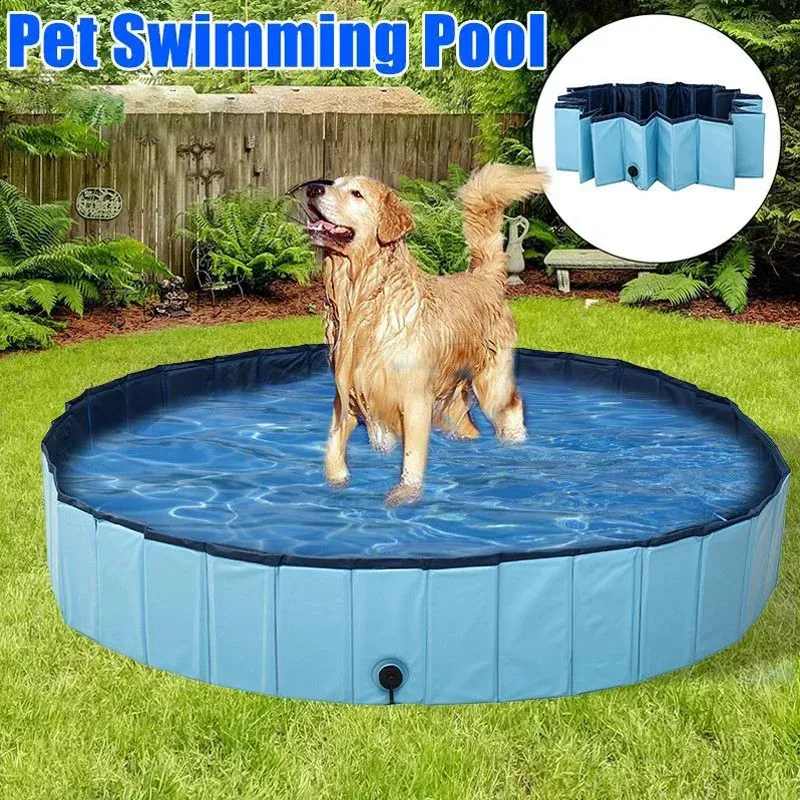 Piscina per cani pieghevoli vasca da bagno per animali