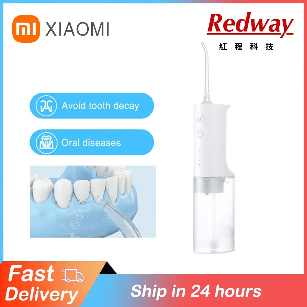 Bewässerung Xiaomi Mijia tragbarer oraler Irrrigator Zahnwässer Zähne Wasser Flosser Bucal Zahnreiniger Wasserpulse 200 ml 1400/min