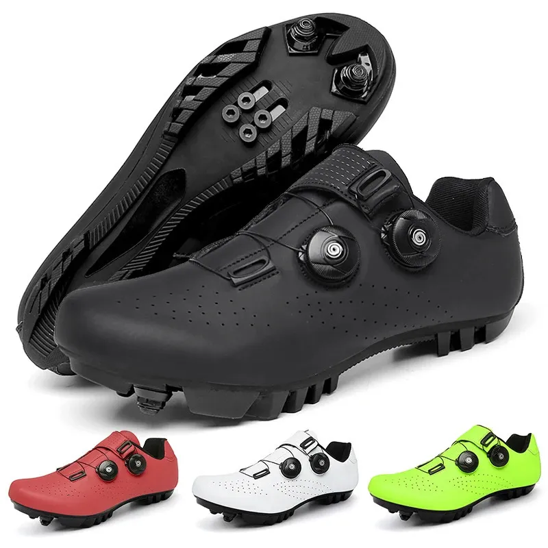 Mtb Cycling Chaussures hommes auto-verrouillage des chaussures de course routes chaussures de cyclisme