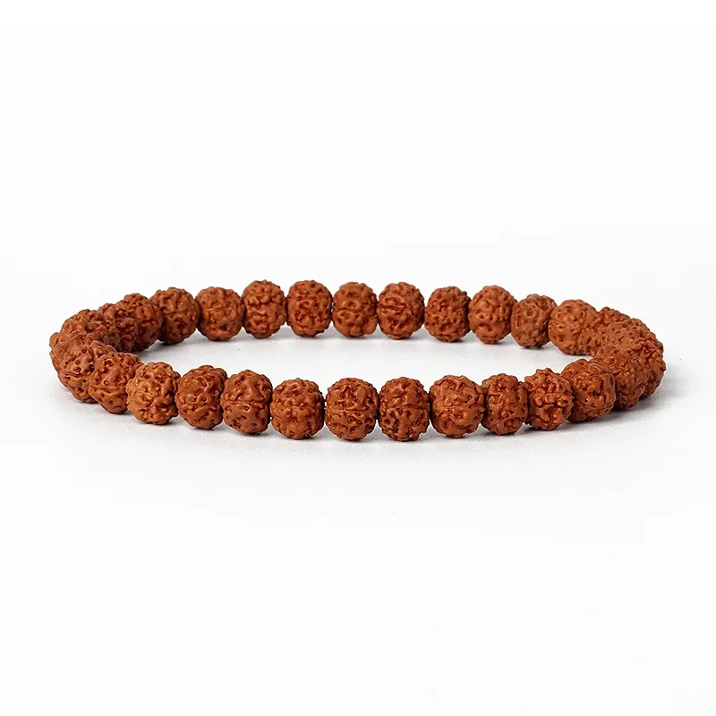 Strands Original Vajra Bodhi Rudraksha Bracelet Men Meditation Mala Bead Bracelets Women Jewelry Nature Prayer Tibetan Buddhism Bracelet